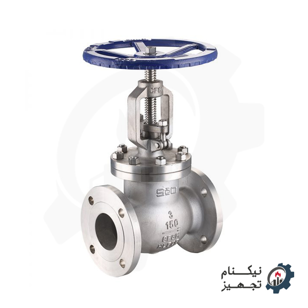 شیر-فلکه-استیل-صنعتی